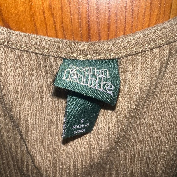 Wild Fable Ribbed Brown Tank Top - Picture 2 of 3